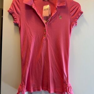 Juicy Couture Pink Polo Blouse